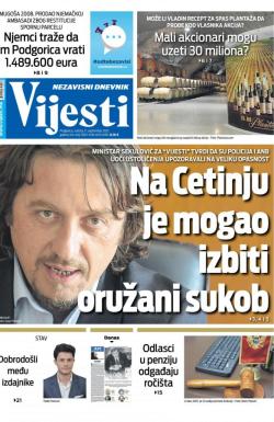 Vijesti - broj 8413, 11. sep 2021.