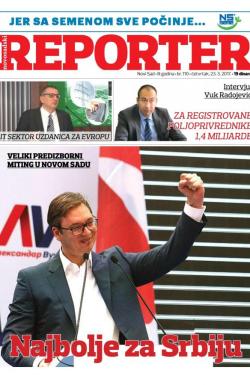 Novosadski reporter - broj 110, 23. mar 2017.