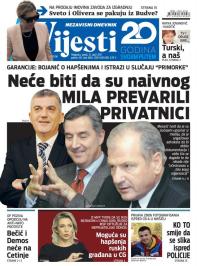 Vijesti - broj 6854, 21. apr 2017.