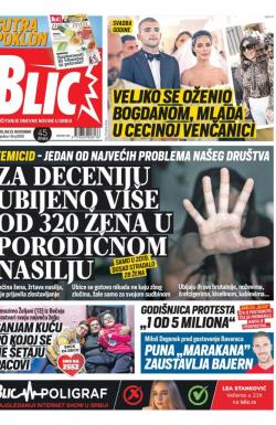 Blic - broj 8180, 25. nov 2019.