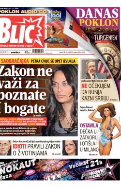 Blic - broj 6569, 30. maj 2015.