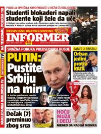 Informer - broj 3923, 8. mar 2025.