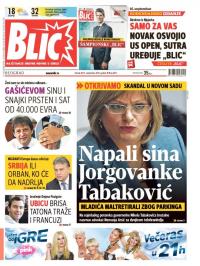 Blic - broj 6677, 15. sep 2015.