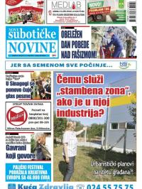 Nove Subotičke novine - broj 70, 11. maj 2018.