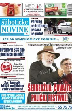 Nove Subotičke novine - broj 80, 20. jul 2018.