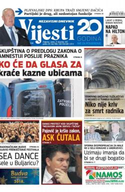 Vijesti - broj 7102, 27. dec 2017.