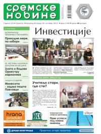 Sremske Novine - broj 2748, 30. okt 2013.