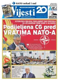 Vijesti - broj 6862, 29. apr 2017.