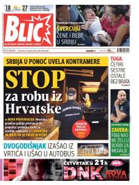 Blic - broj 6686, 24. sep 2015.