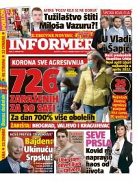 Informer - broj 2585, 21. okt 2020.