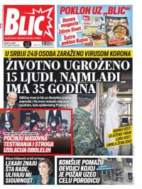 Blic - broj 8295, 24. mar 2020.