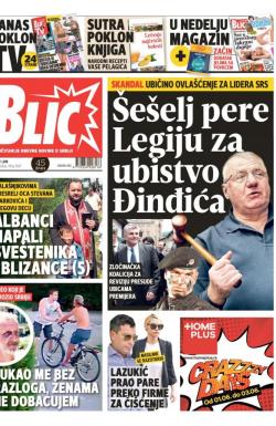 Blic - broj 7647, 1. jun 2018.