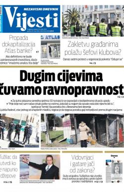 Vijesti - broj 7535, 30. mar 2019.