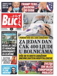 Blic - broj 8512, 6. nov 2020.