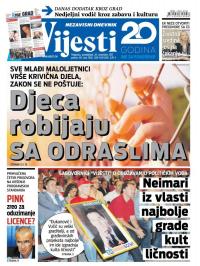 Vijesti - broj 7065, 20. nov 2017.