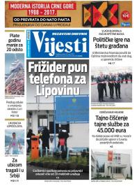 Vijesti - broj 7952, 29. maj 2020.