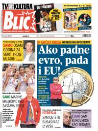 Blic - broj 6600, 30. jun 2015.