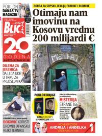 Blic - broj 7059, 7. okt 2016.