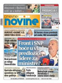 Dnevne novine - broj 2822, 28. okt 2020.