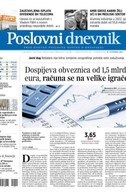 Poslovni Dnevnik - broj 4945, 16. okt 2023.