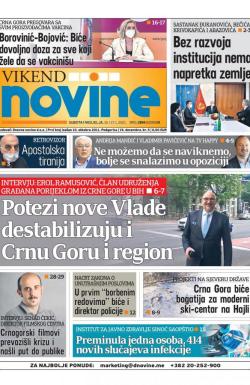 Dnevne novine - broj 2888, 16. jan 2021.