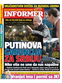 Informer - broj 2050, 18. jan 2019.