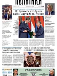 Politika - broj 39857, 15. nov 2024.