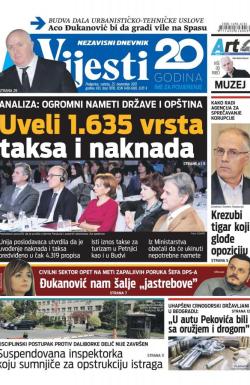 Vijesti - broj 7070, 25. nov 2017.