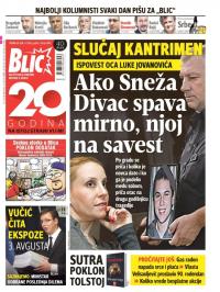 Blic - broj 6989, 29. jul 2016.