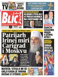 Blic - broj 7765, 27. sep 2018.