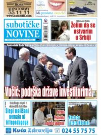 Nove Subotičke novine - broj 17, 24. apr 2015.