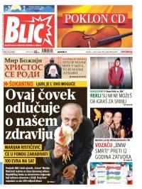 Blic - broj 6430, 6. jan 2015.