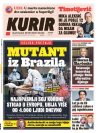 Kurir - broj 2570, 12. apr 2021.