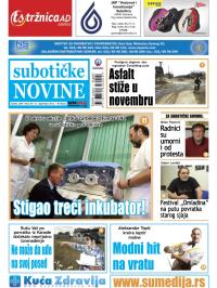 Nove Subotičke novine - broj 38, 21. sep 2012.