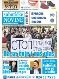 Nove Subotičke novine - broj 41, 10. okt 2014.