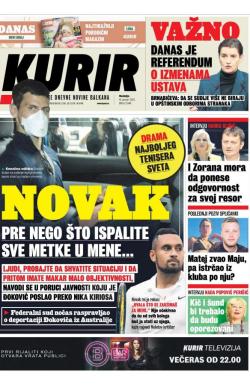 Kurir - broj 2843, 16. jan 2022.