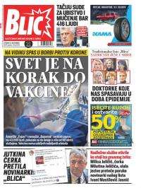 Blic - broj 8516, 10. nov 2020.