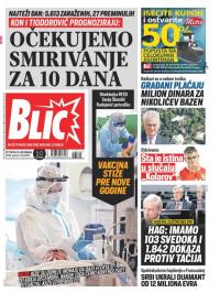 Blic - broj 8525, 19. nov 2020.