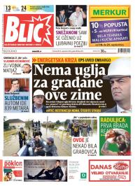 Blic - broj 6322, 18. sep 2014.