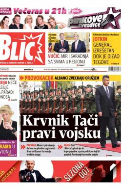 Blic - broj 6680, 18. sep 2015.