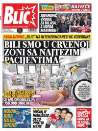 Blic - broj 8428, 14. avg 2020.