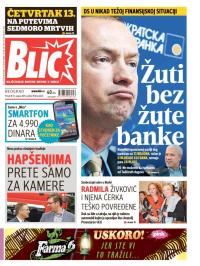 Blic - broj 6645, 14. avg 2015.