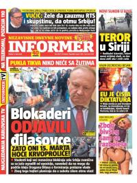 Informer - broj 3925, 11. mar 2025.