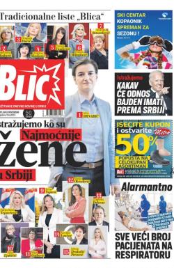 Blic - broj 8515, 9. nov 2020.