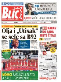 Blic - broj 6319, 15. sep 2014.