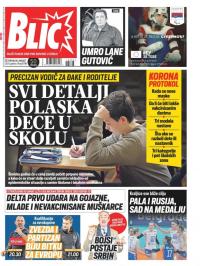 Blic - broj 8798, 26. avg 2021.