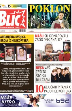 Blic - broj 6497, 16. mar 2015.