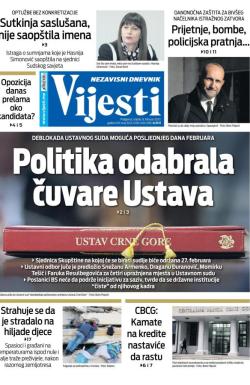 Vijesti - broj 8915, 8. feb 2023.