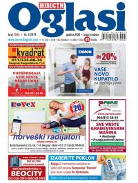 Novosti oglasi - broj 1594, 16. okt 2019.