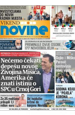 Dnevne novine - broj 2819, 24. okt 2020.